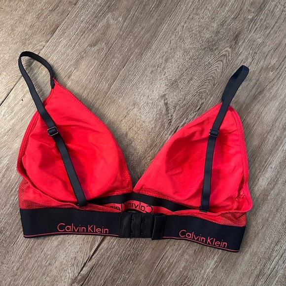 Calvin Klein Red and Black Bra - Picture 2 of 3
